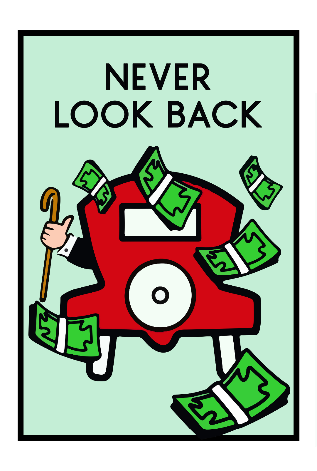 NEVER LOOK BACK